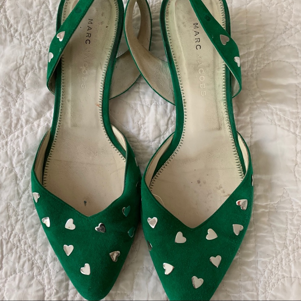 MARC JACOBS kitten slingbacks